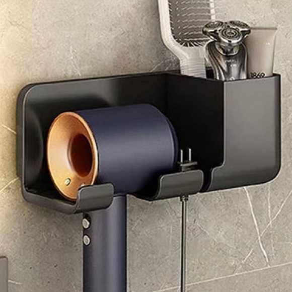 Target Hair Wall Mounted Hair Dryer Accessories Organizer Easy